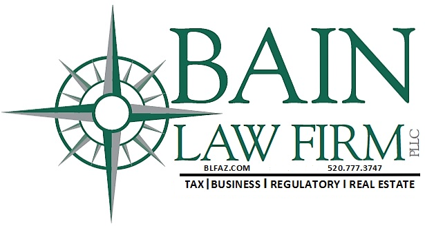 Bain Law Firm P L L C Tax Business Regulatory Real Estate b l f a z dot com 5207773747